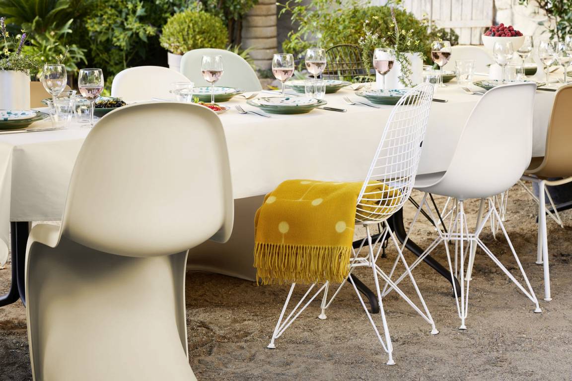 Panton Chair Plastic Chair Beige Vitra SPECIAL VERSION