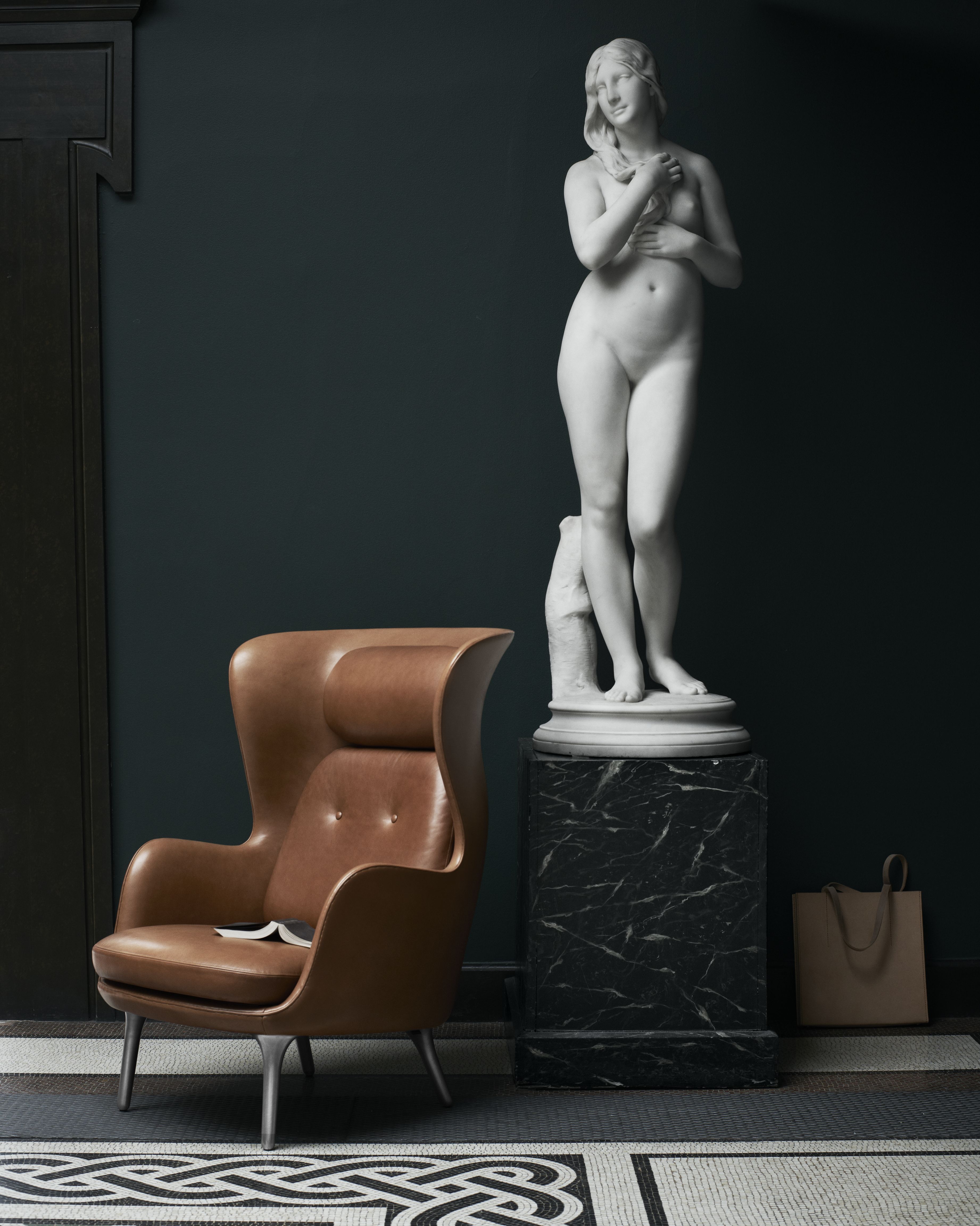 Ro Armchair Wood Fritz Hansen