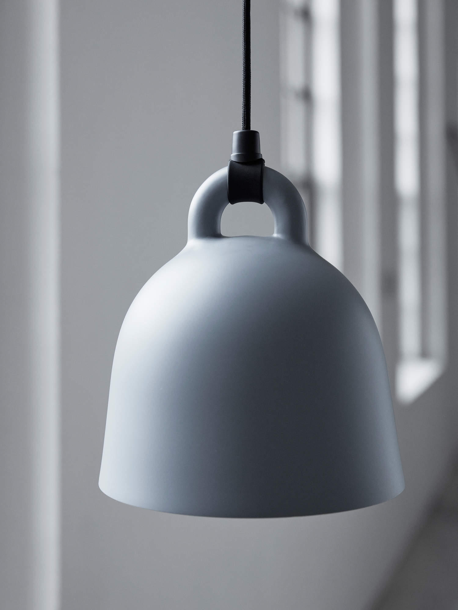 Bell Lamp Pendant light Normann Copenhagen Grey Ø 22 cm