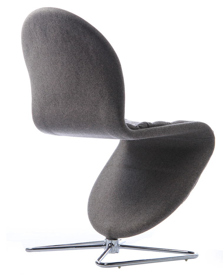 System 1-2-3 Dining Chair Deluxe Frame Butterfly Chair Verpan 