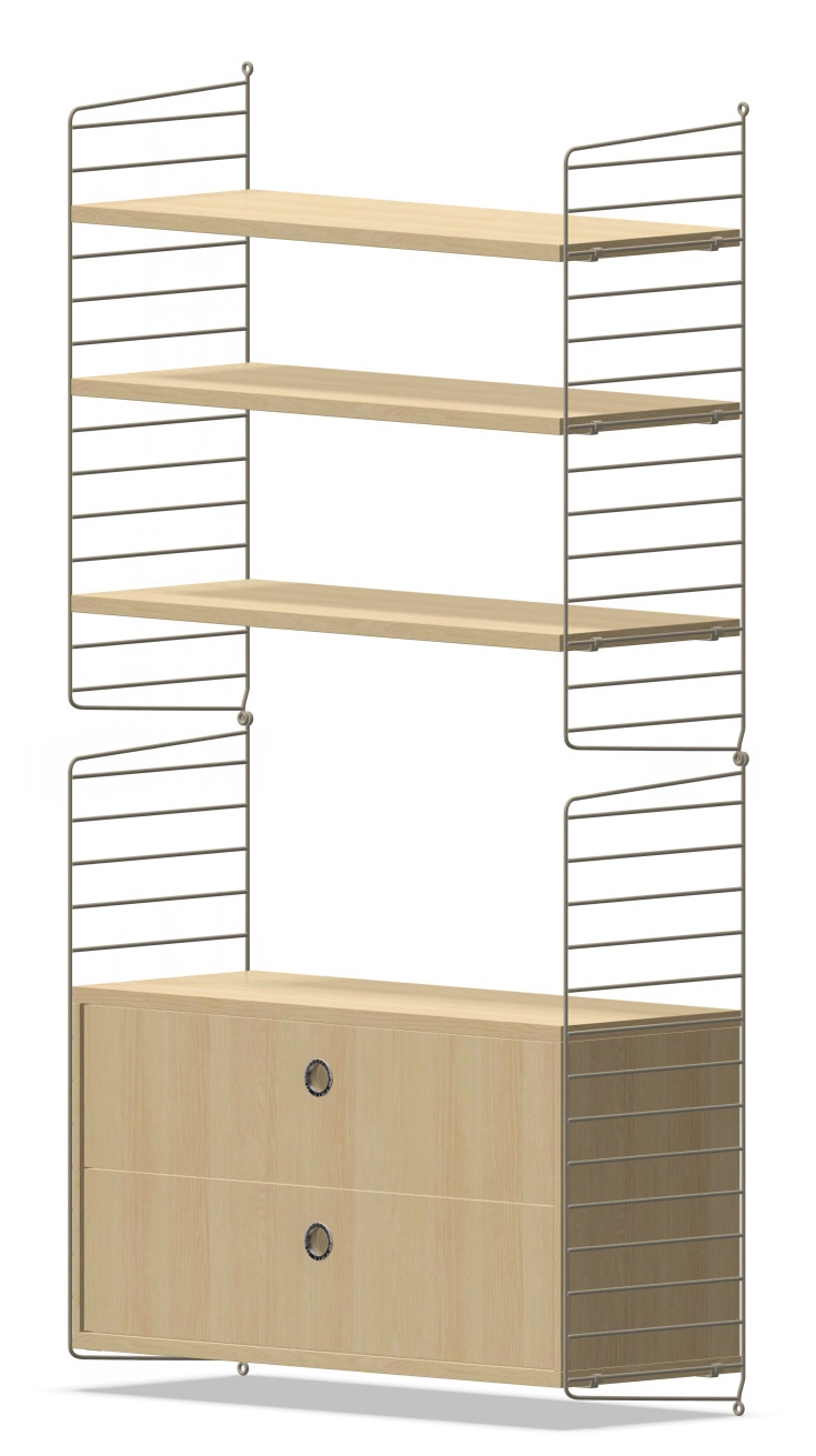 Workstation CONFIGURATIONS W3 String Furniture