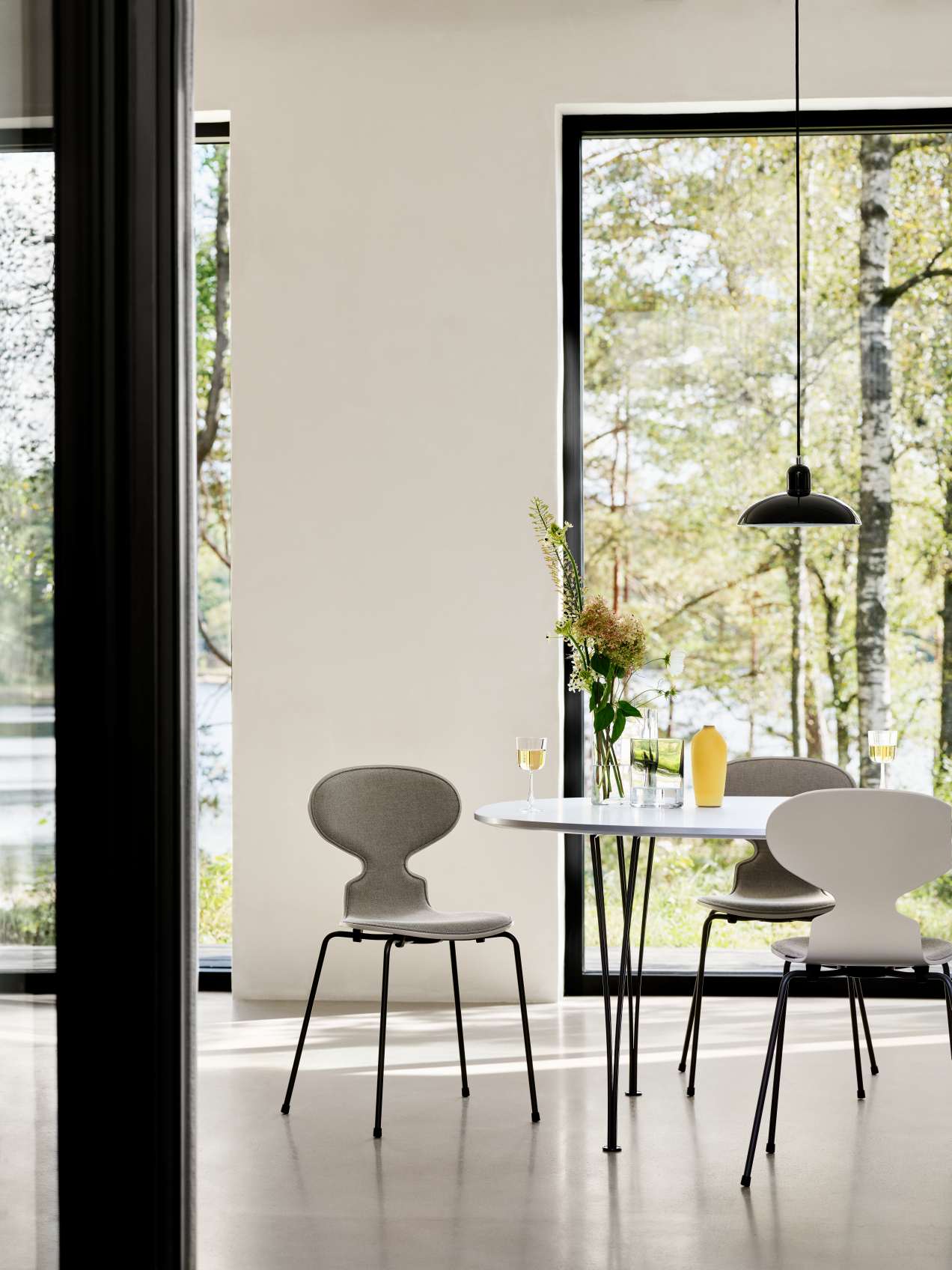 Fritz Hansen Super Elliptical table series
