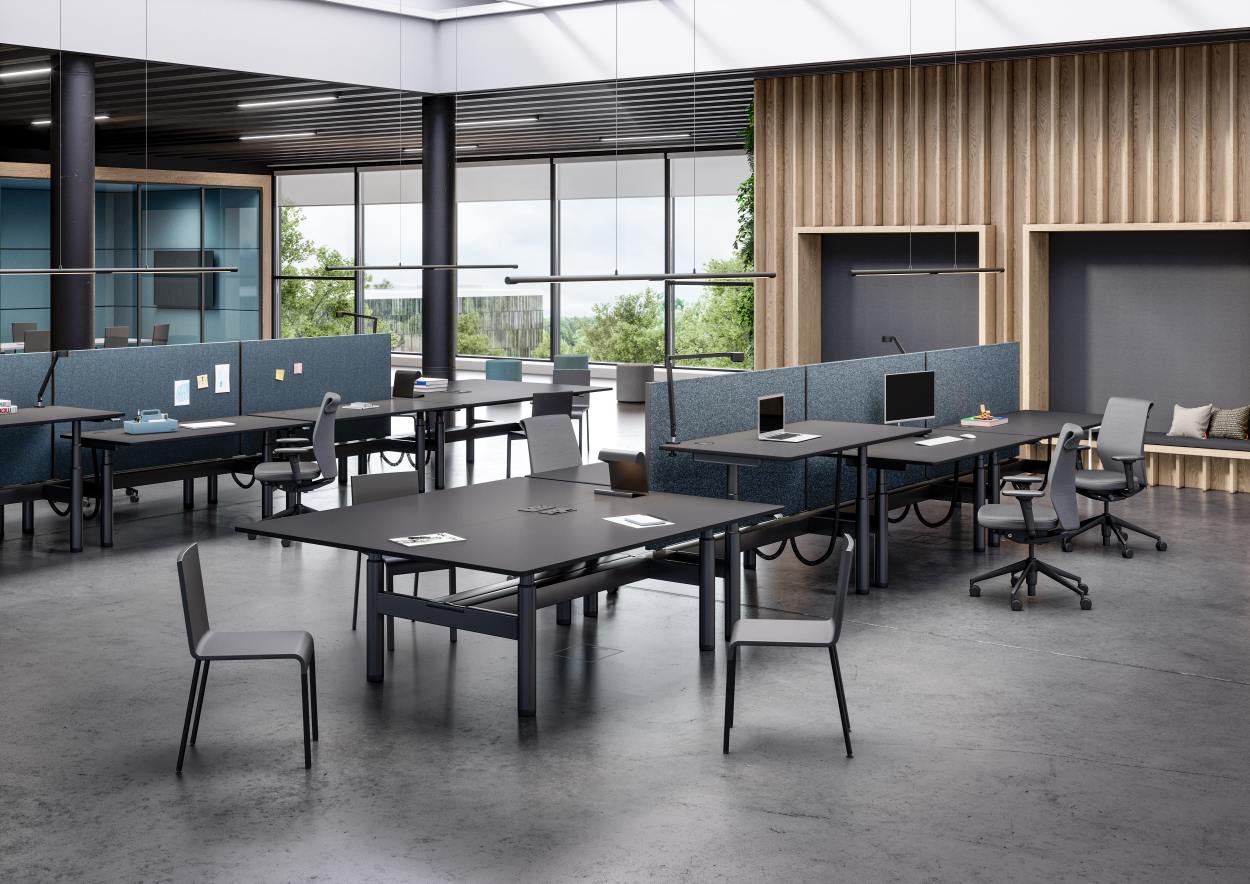 Tyde 2 Sitting and Standing table 160 cm Vitra