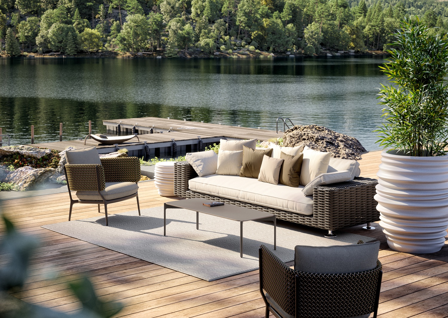 Babylon Planter L Dedon