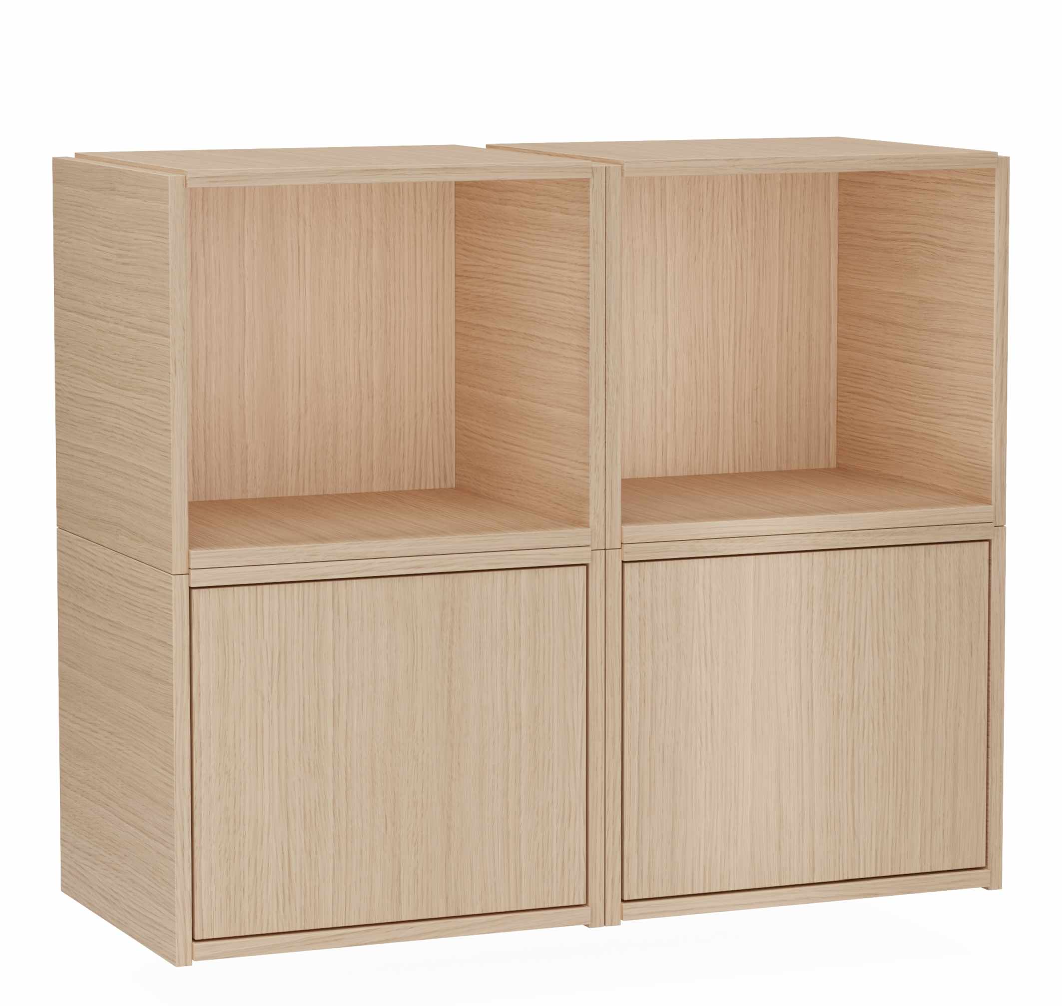 Bricks System C Shelf Woud