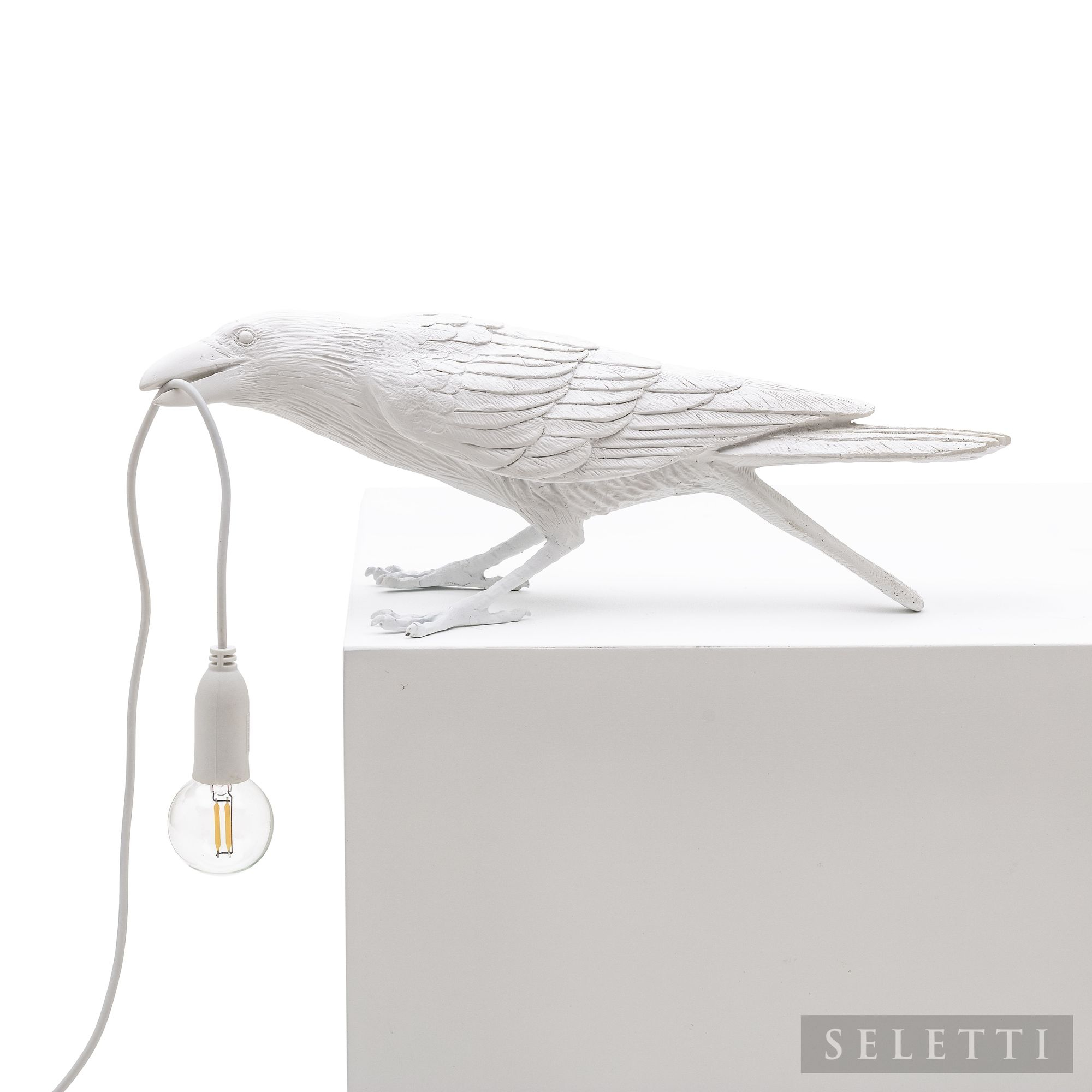 Bird Lamp Playing white lamp Seletti SINGLE PIECES