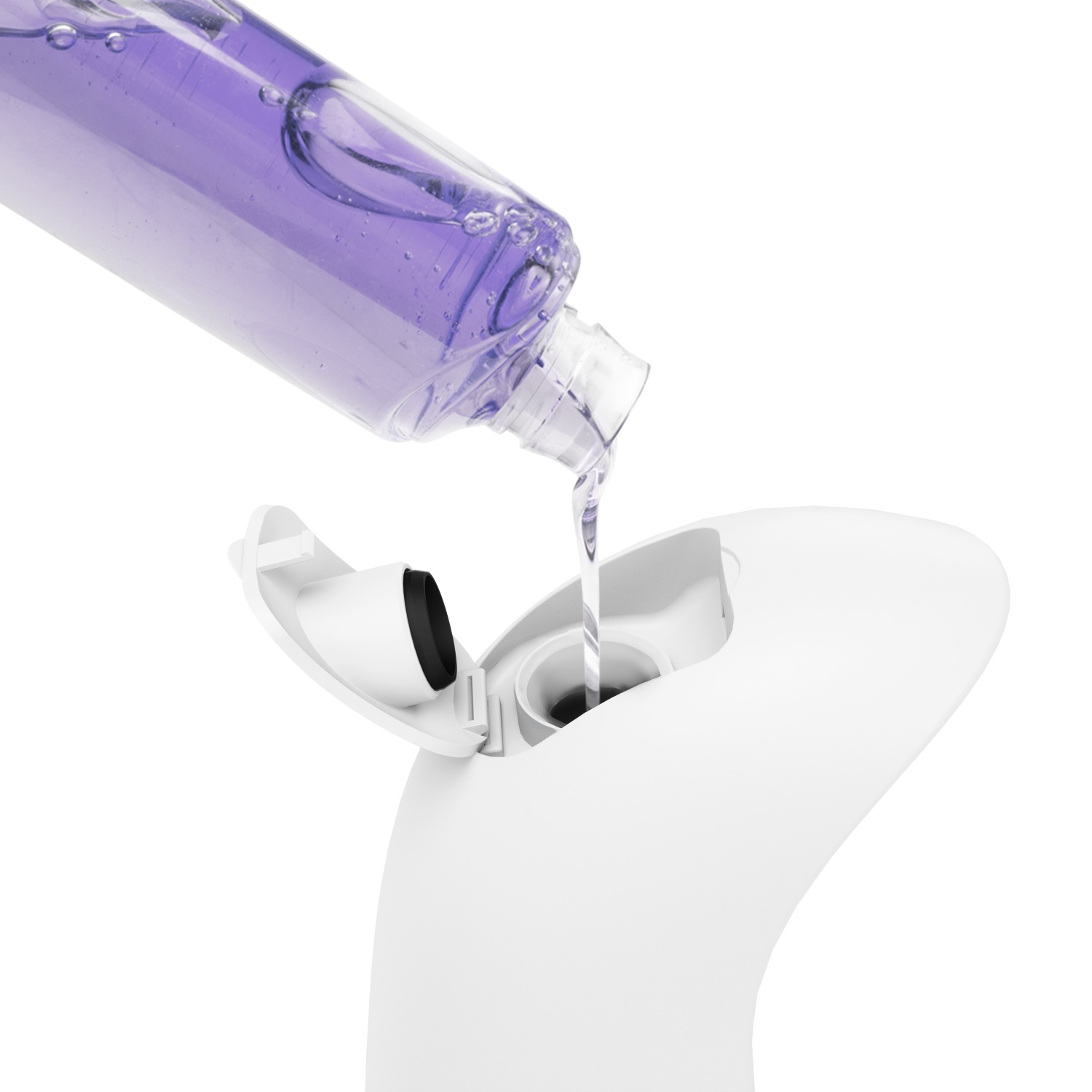 Emperor Automatic Soap Dispenser Umbra White - Nickel SINGLE PIECES