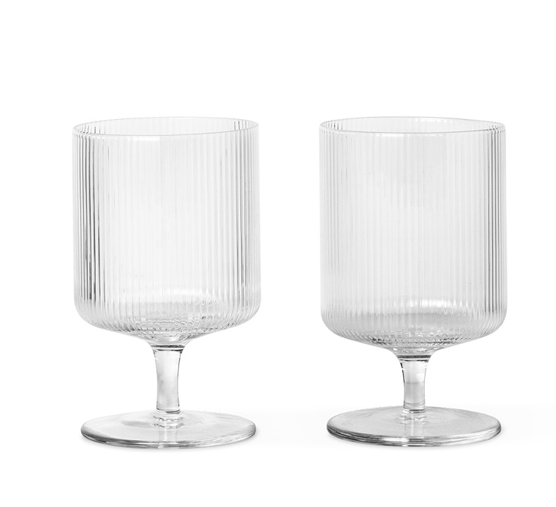 Ripple Wine Glasses wine glasses set of 2 Ferm Living SINGLE PIECES