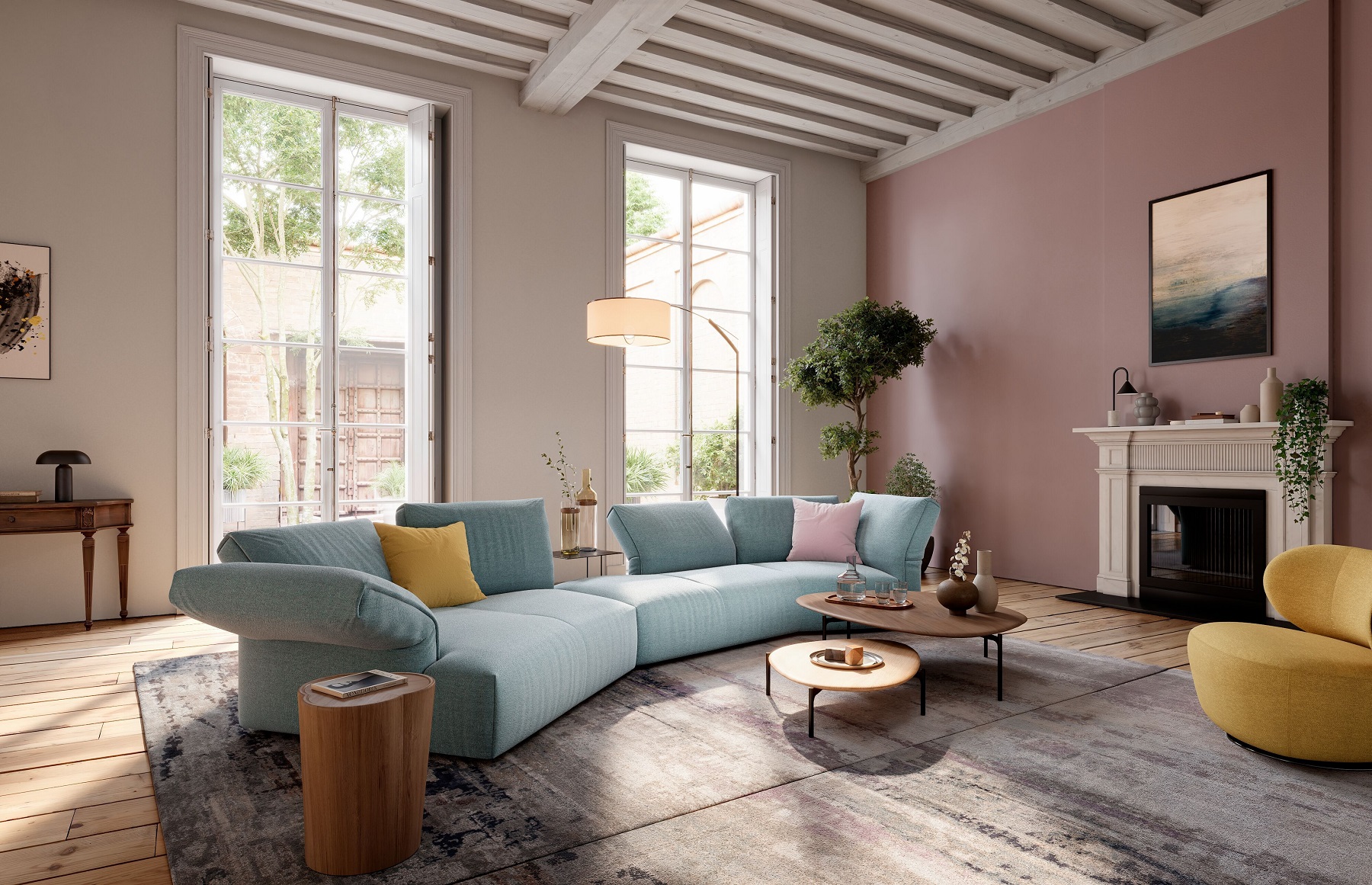 Molamisa Freestanding sofa 2-seater Walter Knoll