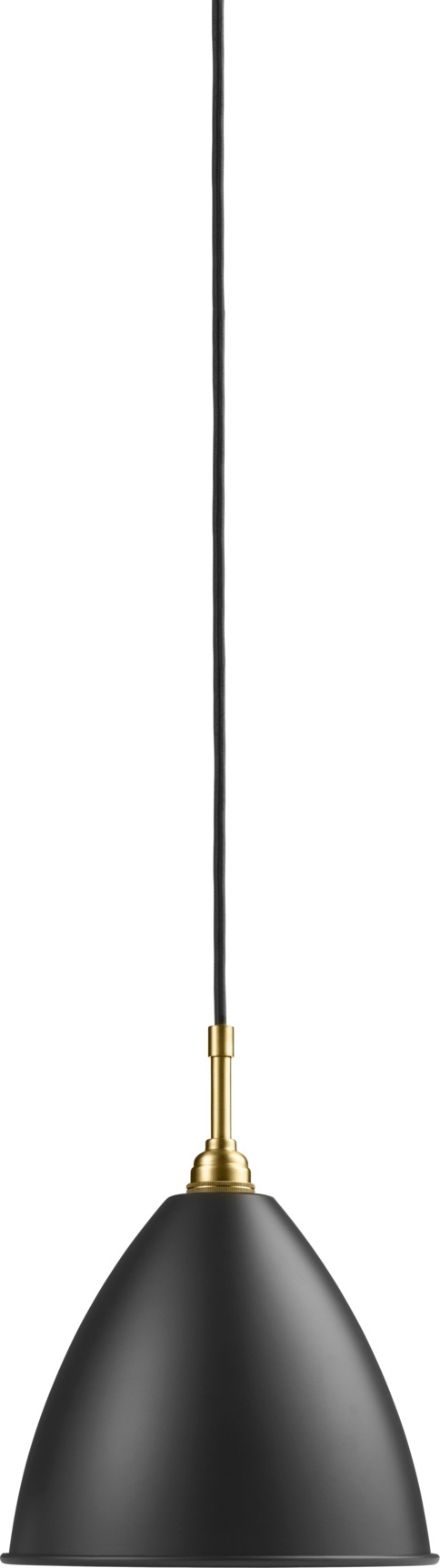 Bestlite BL 9 M pendant luminaire Black / Brass Gubi
