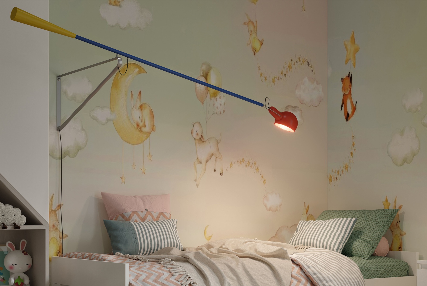 265 Small adjustable wall light Flos