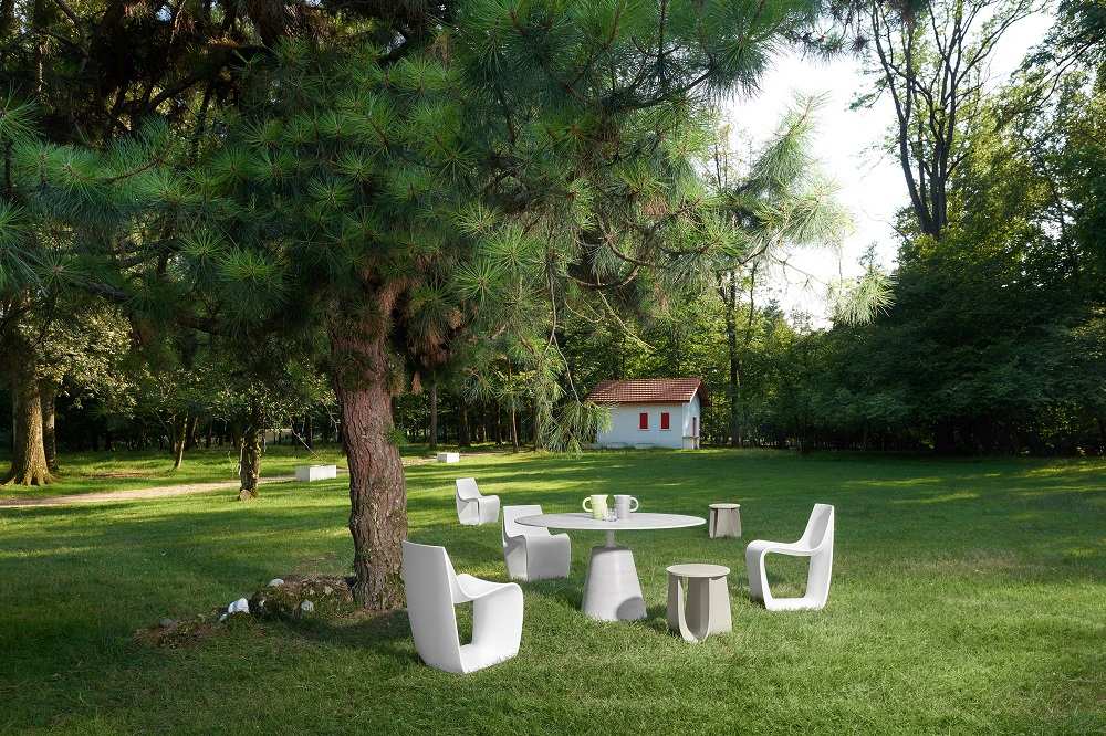 SIGN MATT Chair Indoor / Outdoor MDF Italia Concrete matte