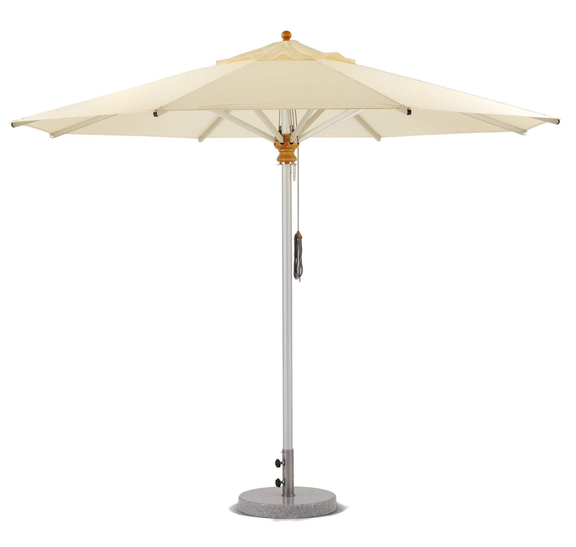 Aluminium Parasol Round Grey Weishäupl