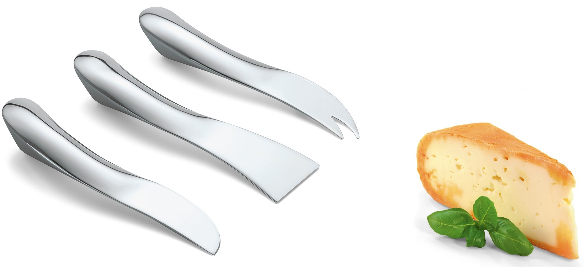 Wave Cheese Knife set of 3 Philippi SINGLE PIECES