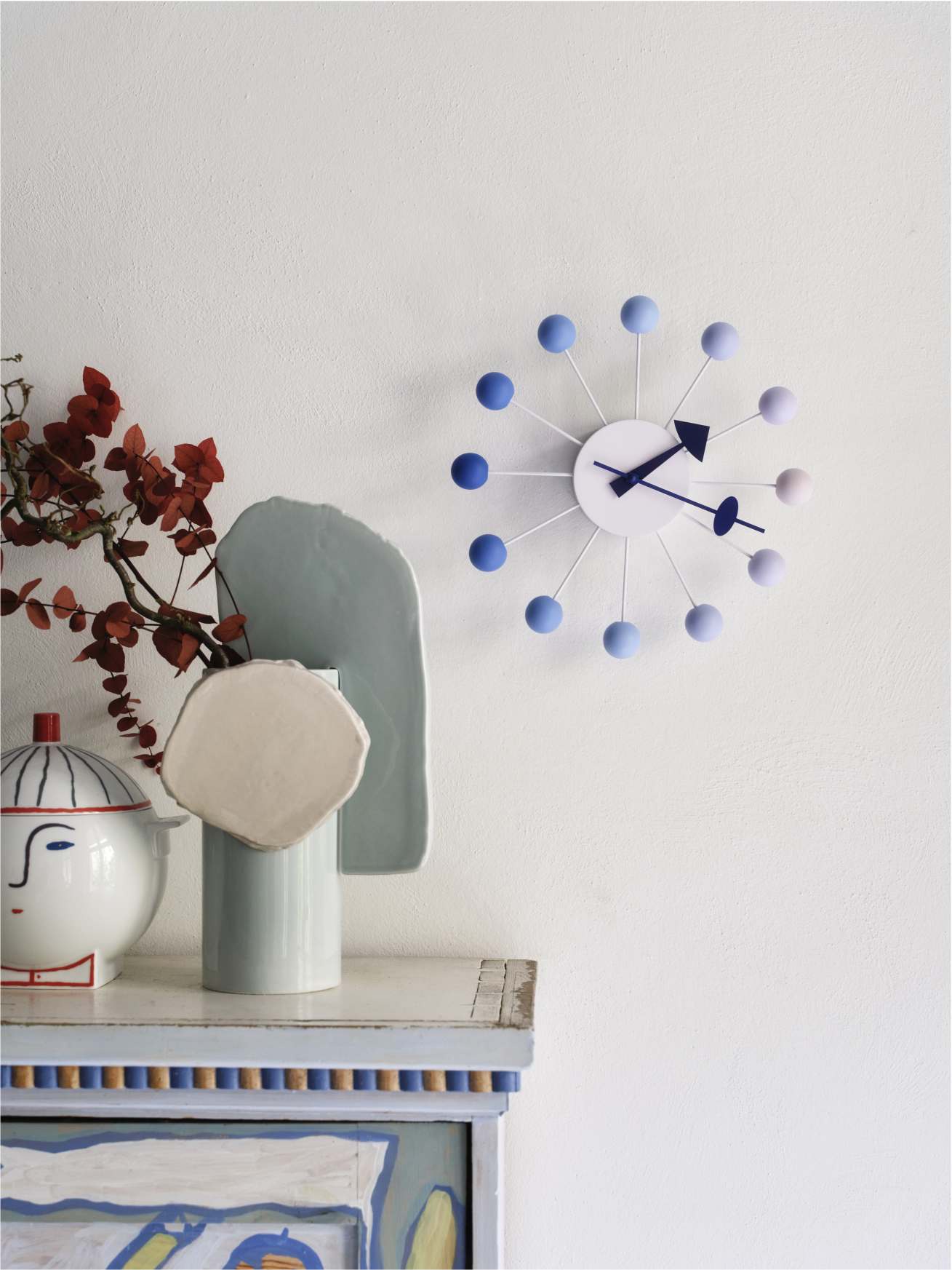 Ball Clock Wall Clock Dawn Vitra LIMITED EDITION