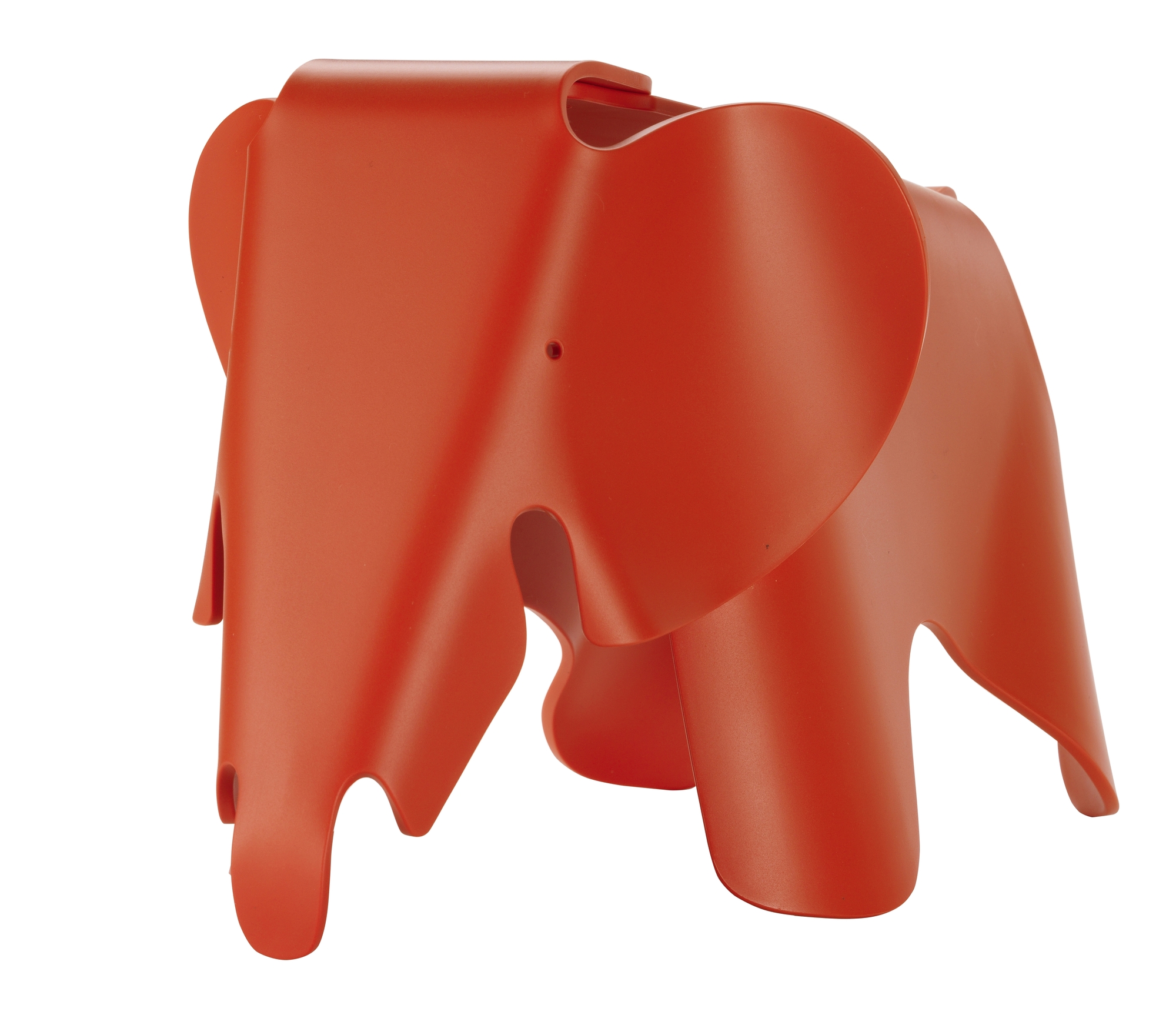 Eames Elephant Stool poppy red Vitra