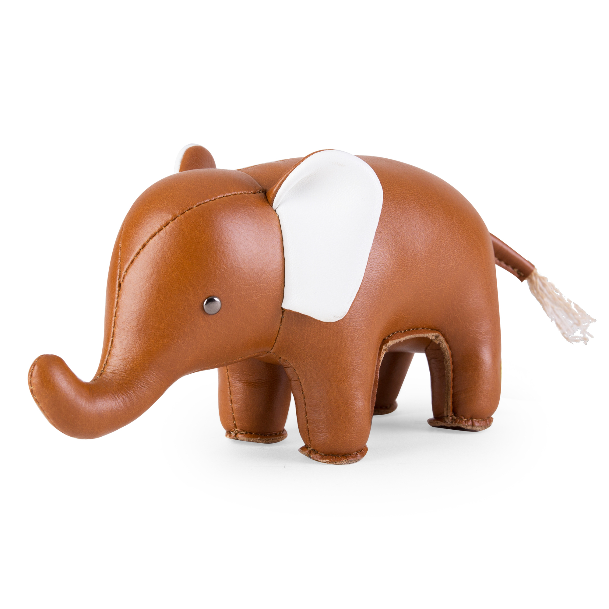 Paperweight Classic Elephant Tan/White Züny