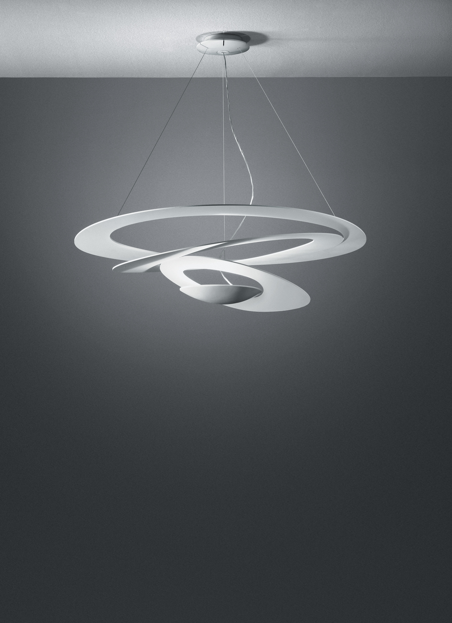 Pirce Suspension pendant light white Artemide