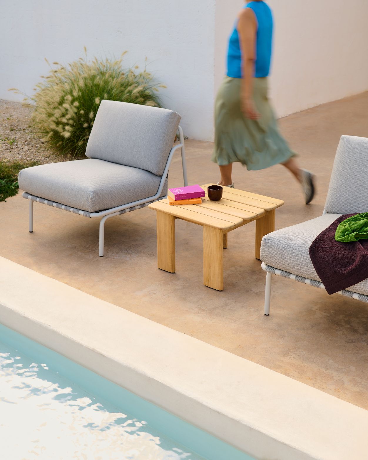 Assemble Coffee Table Coffee Table 55x55 cm Teak Outdoor Muuto 