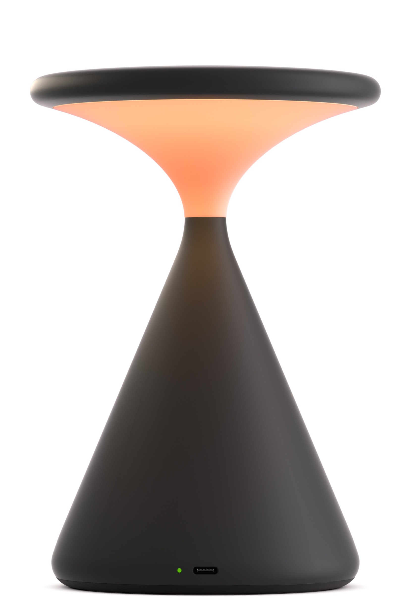 Salt Battery Lamp / Table Lamp Grey