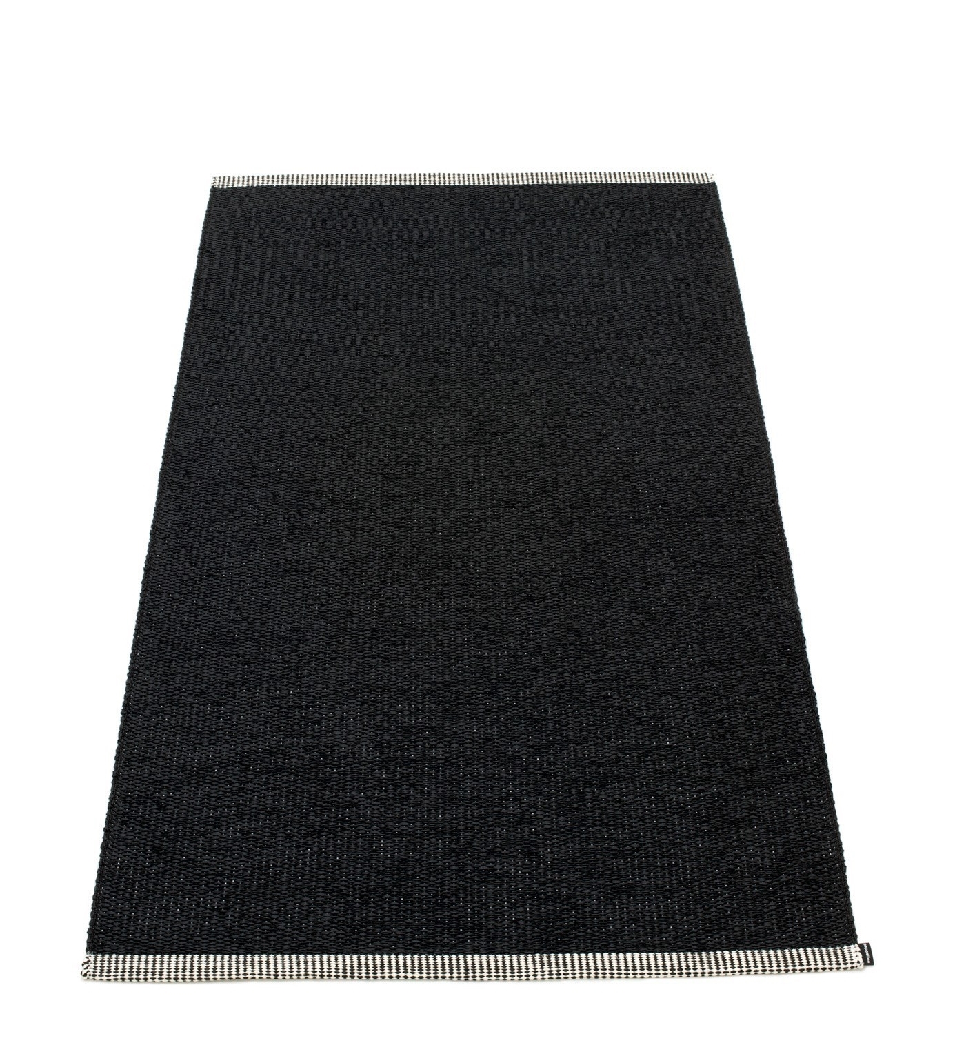 Mono Plastic Carpet 85x160 Pappelina Black