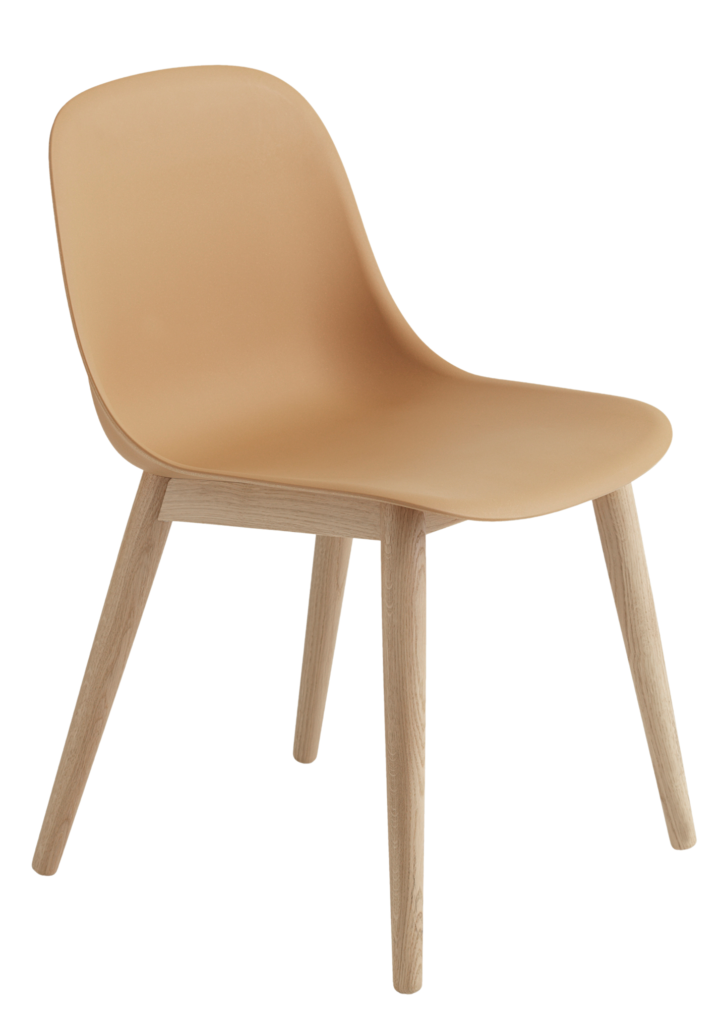 Fiber Side Chair Wood Base Chair Muuto