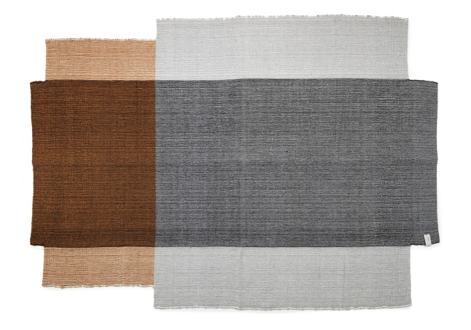 Nobsa Rug Medium Carpet ames Traffic grey / Ochre / Cream