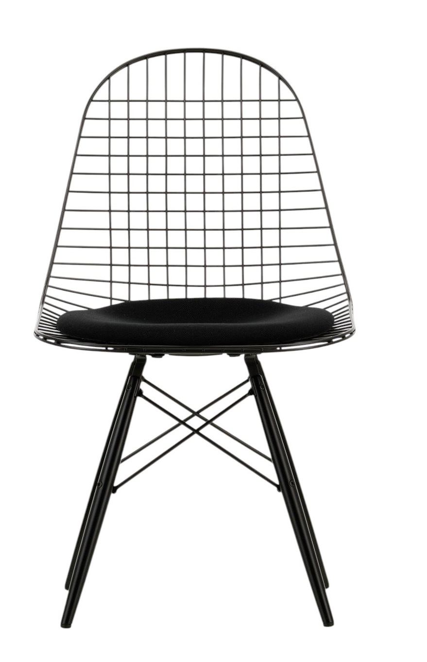 DKW-5 Wire Chair Chair with Seat Cushion Vitra