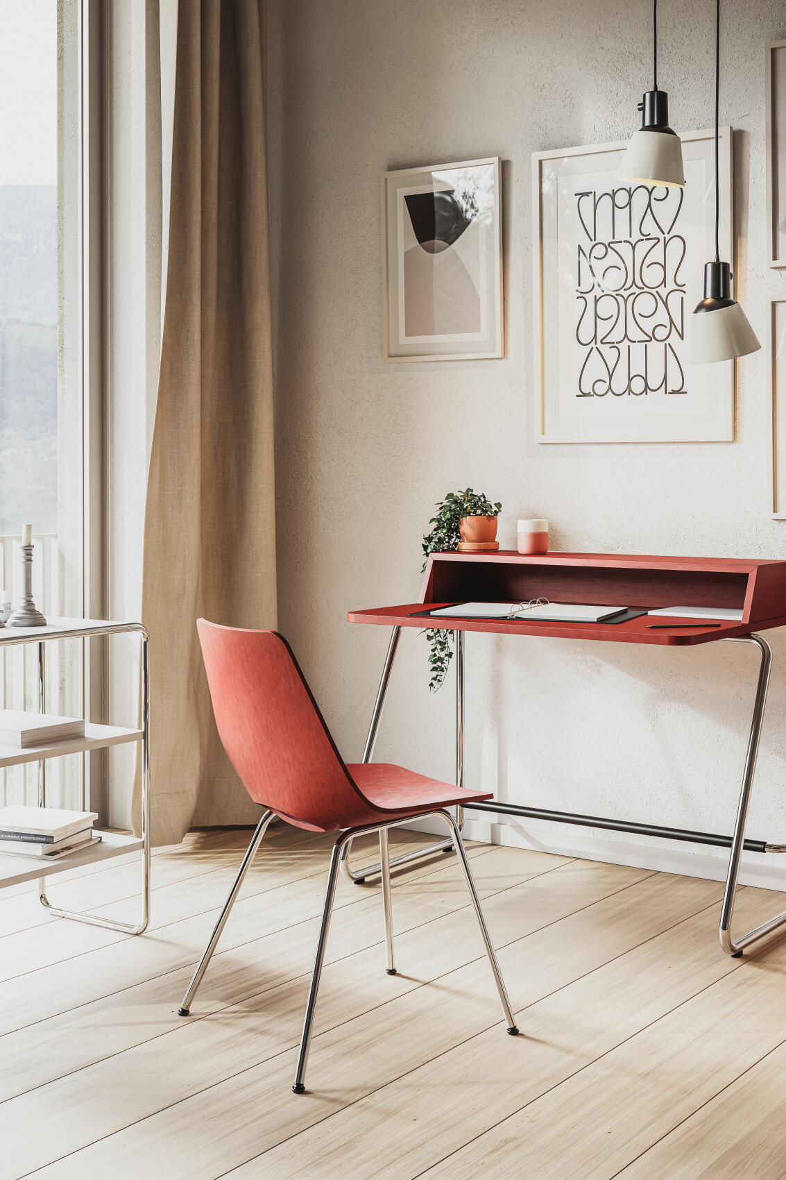 S 661 Tubular steel chair Thonet