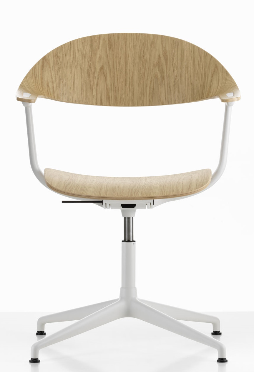 Mynt back and seat Plywood office swivel chair Vitra