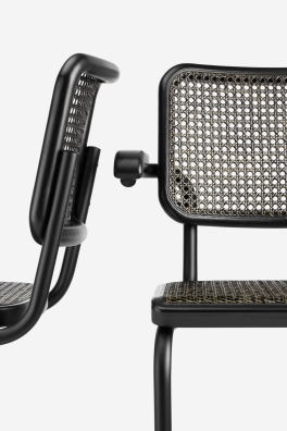 S 64 V Tubular steel classic cantilever chair Thonet
