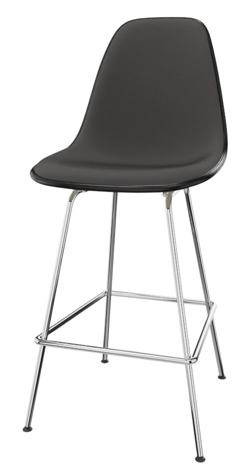 Eames Plastic Bar Stool Bar Stool Medium Fully upholstered Vitra 
