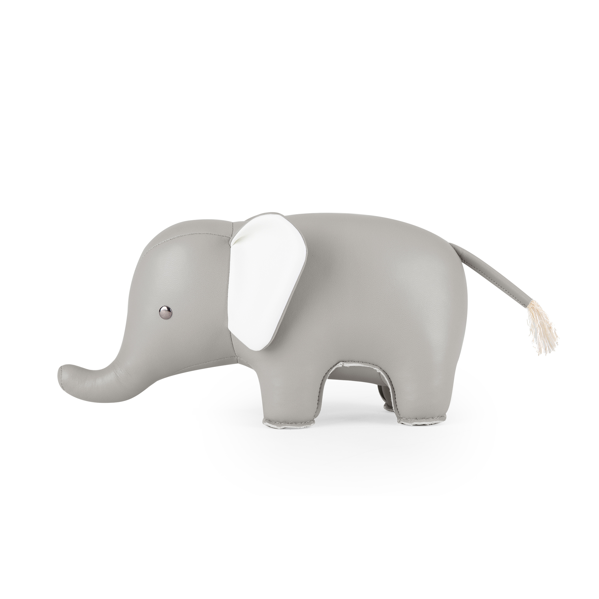 Bookend Classic Elephant Grey/White Züny