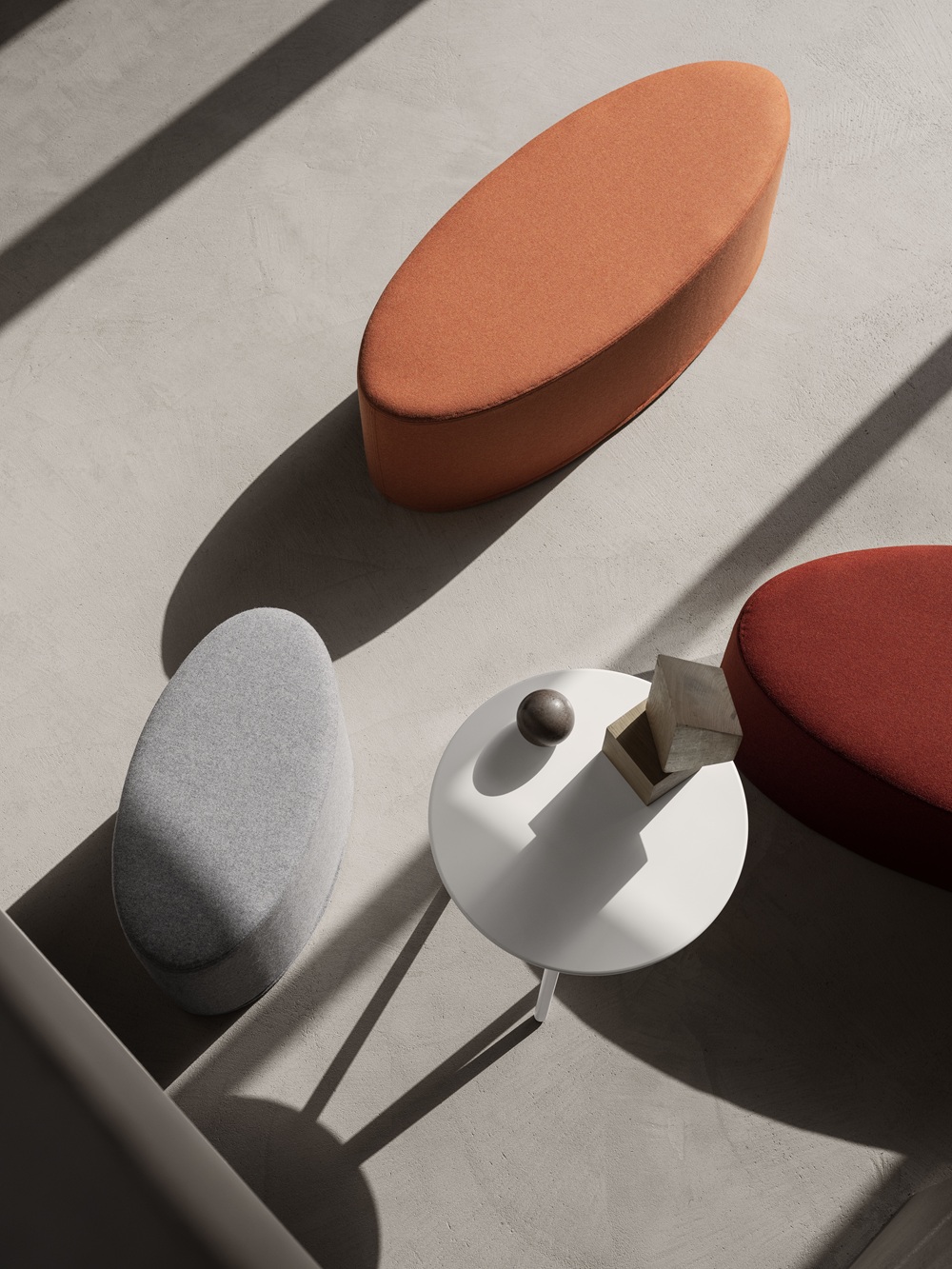 Bon Bon Pouf Stool Medium Softline