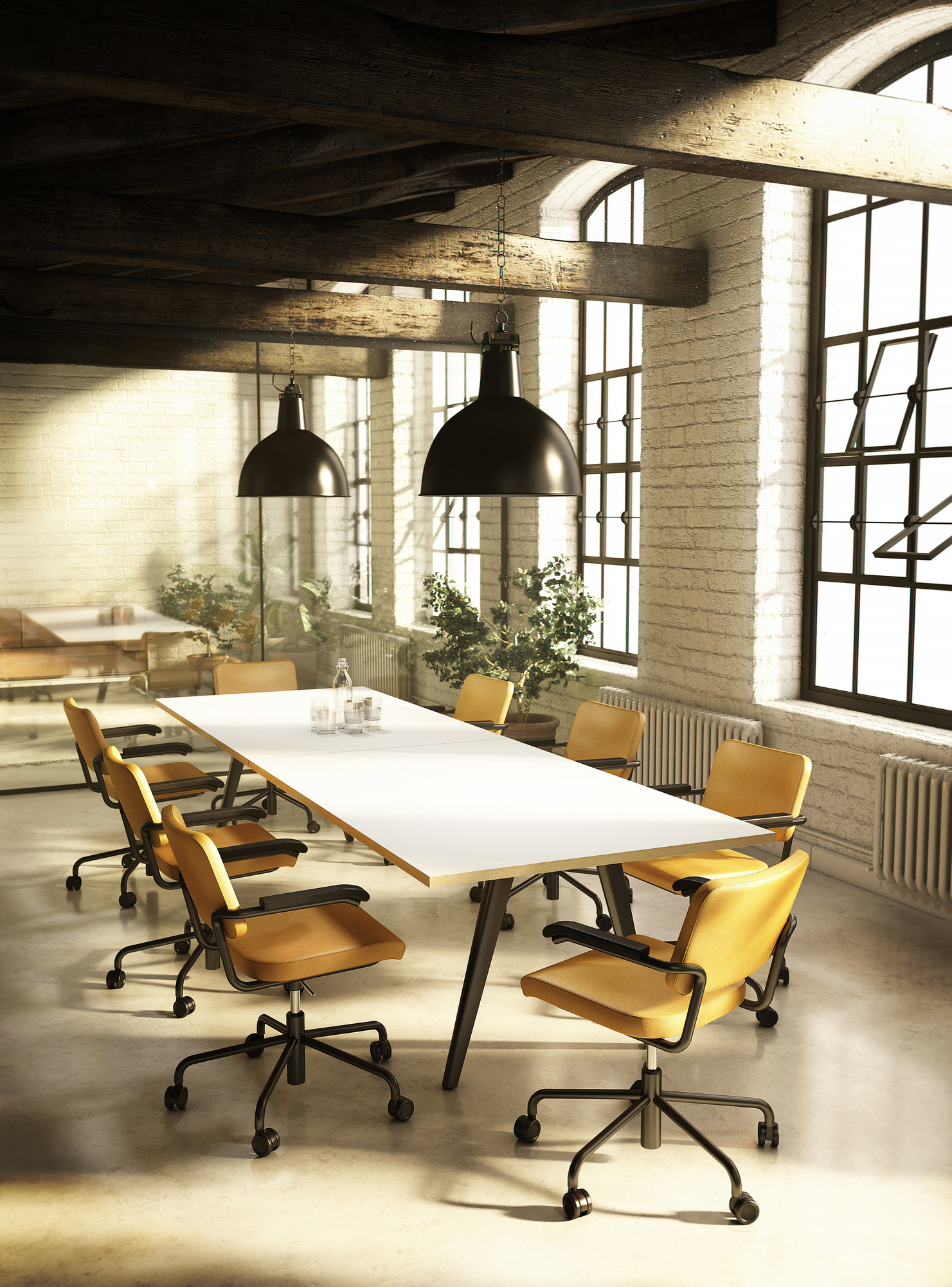 S 64 PVDR Atelier Swivel Chair Thonet