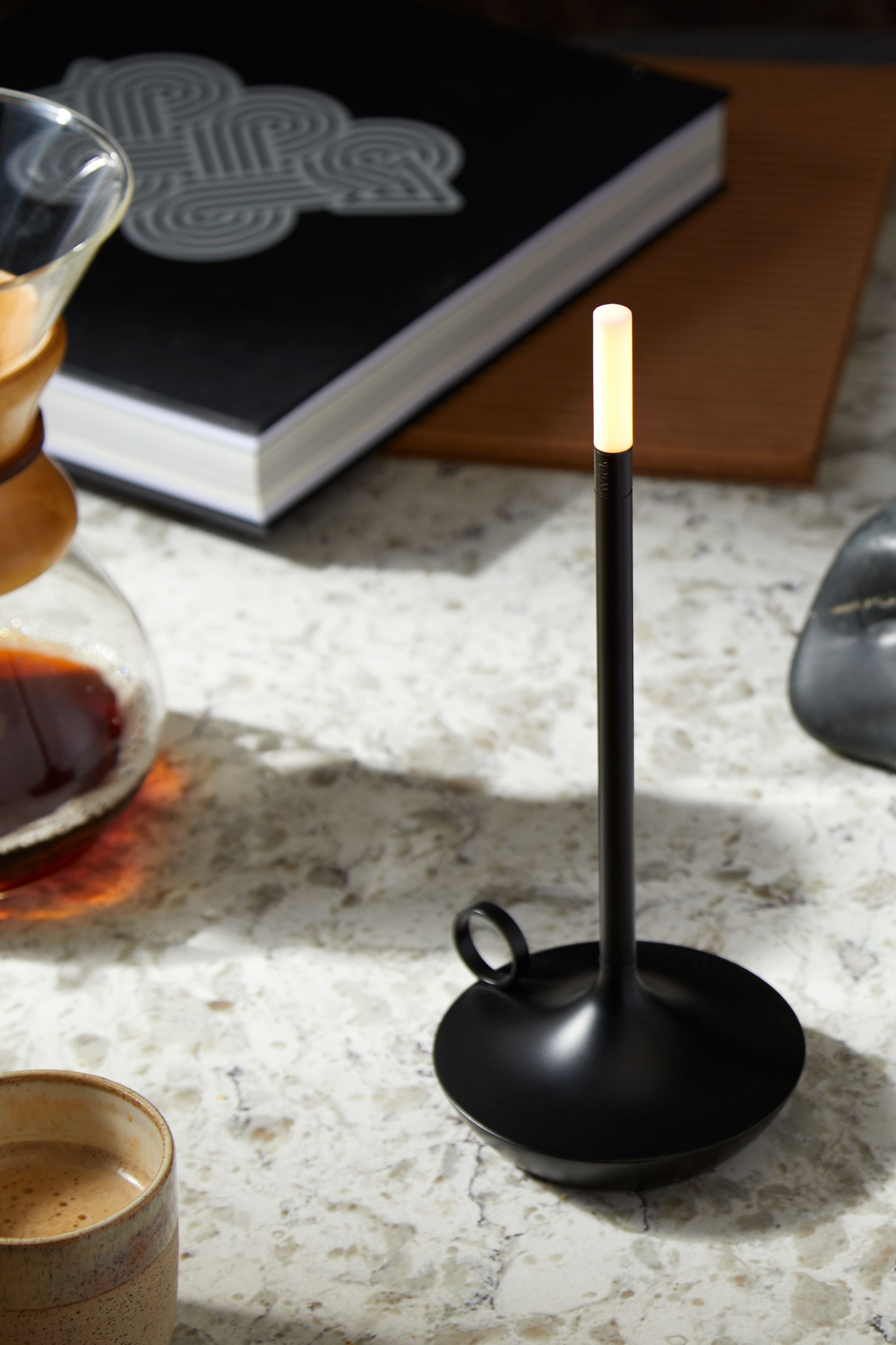 Wick Portable light / Tample lamp with USB black Graypants