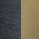 Oak toasted (black tone) / steel brass glaze