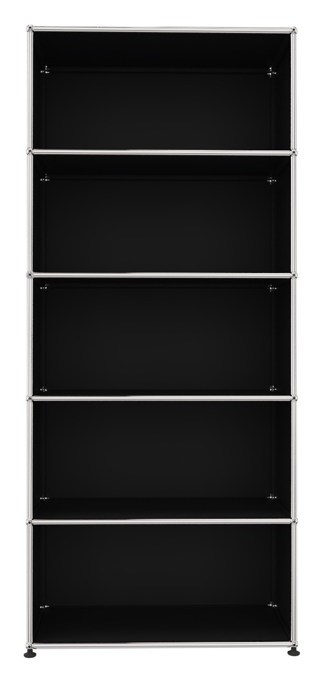 USM Haller Shelf Open H 179 cm Graphite black - FAST DELIVERY
