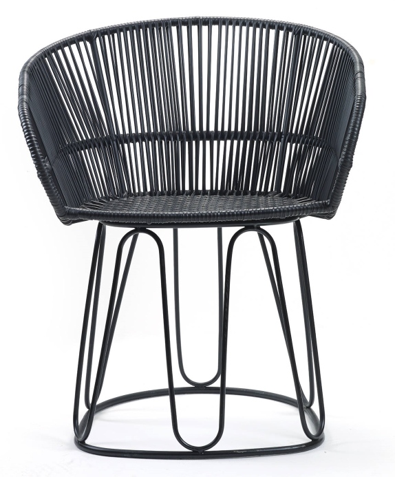  Circo Dining Chair Outdoor ames Black matt / Black