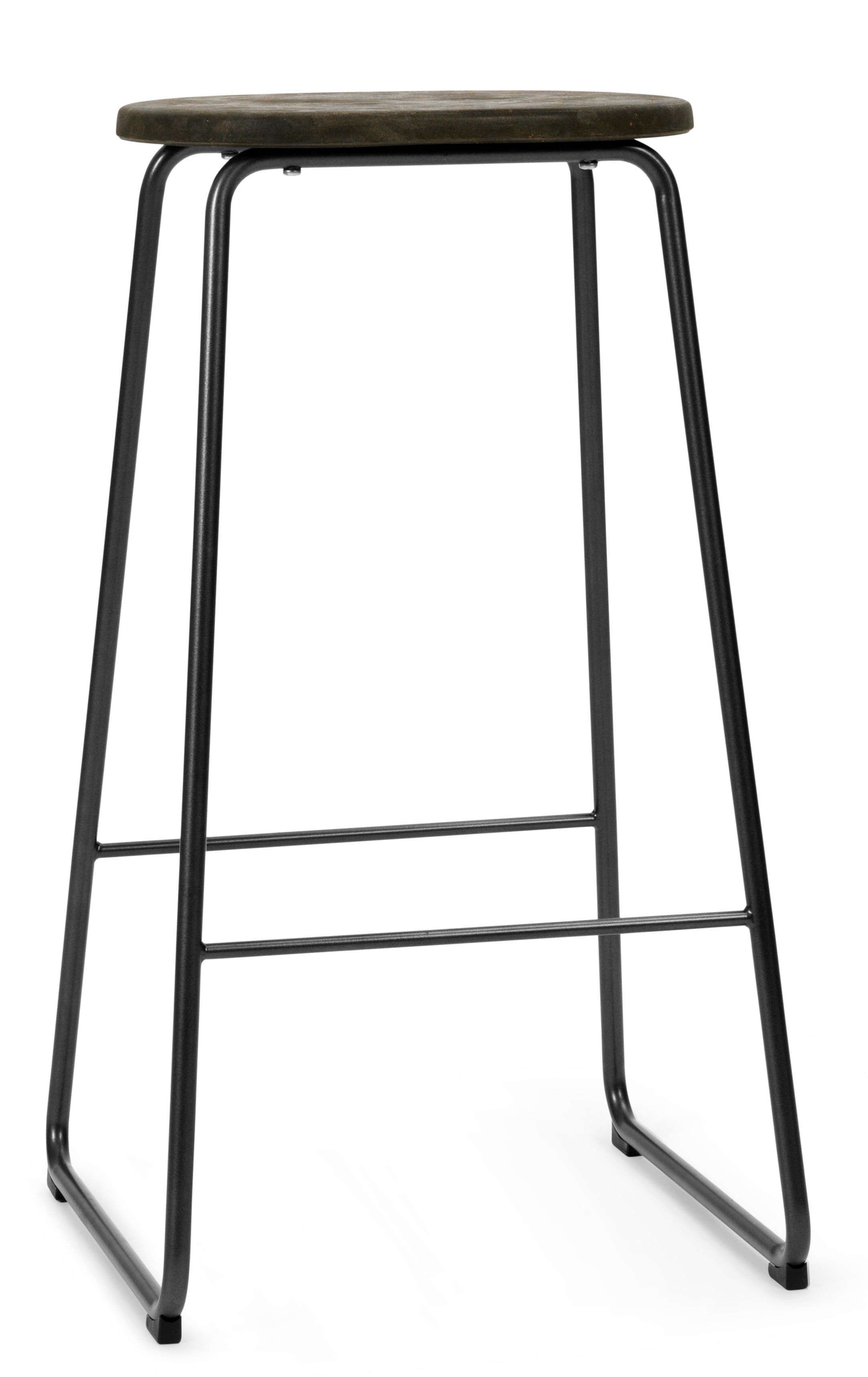  Earth Stool Barstool Mater  Waste dark H 74 cm