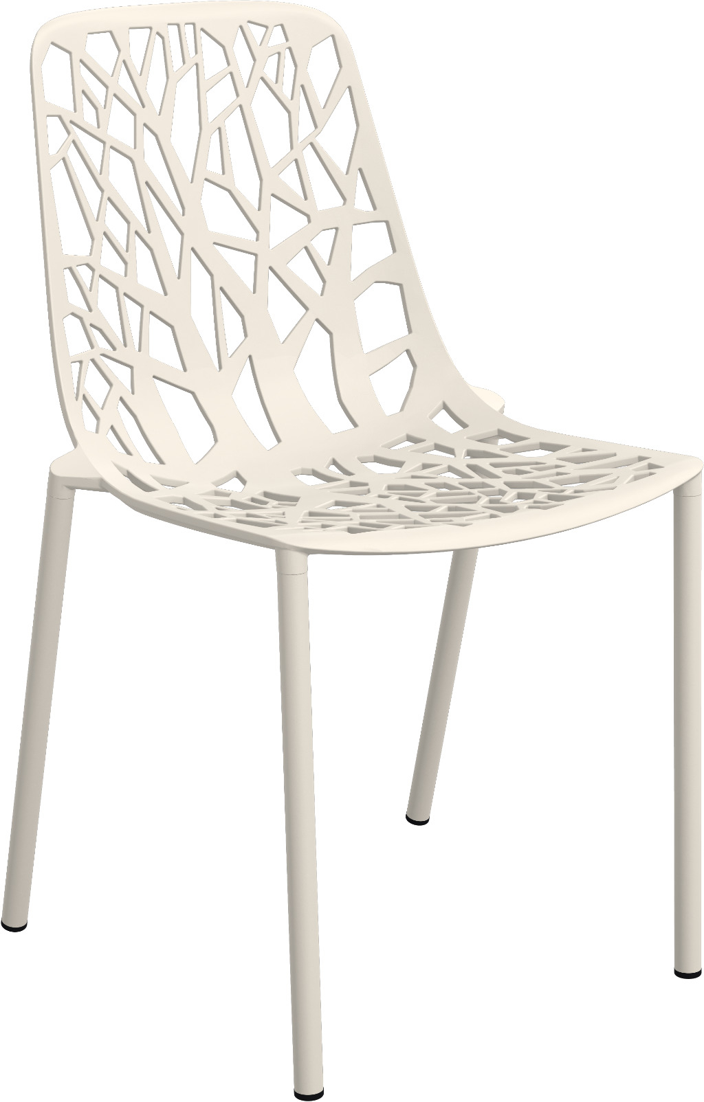 Forest Outdoor Chair Fast creamy white