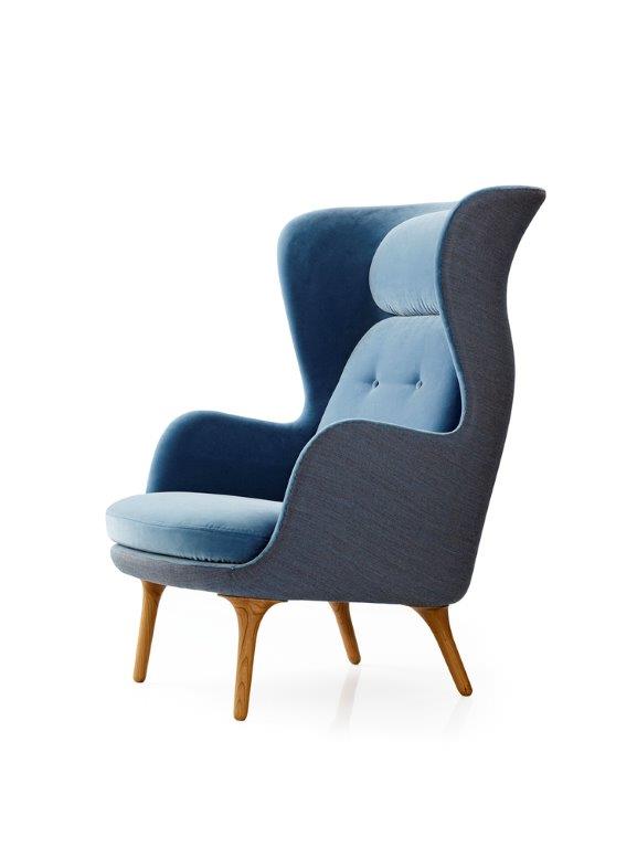 Ro Armchair Wood Fritz Hansen