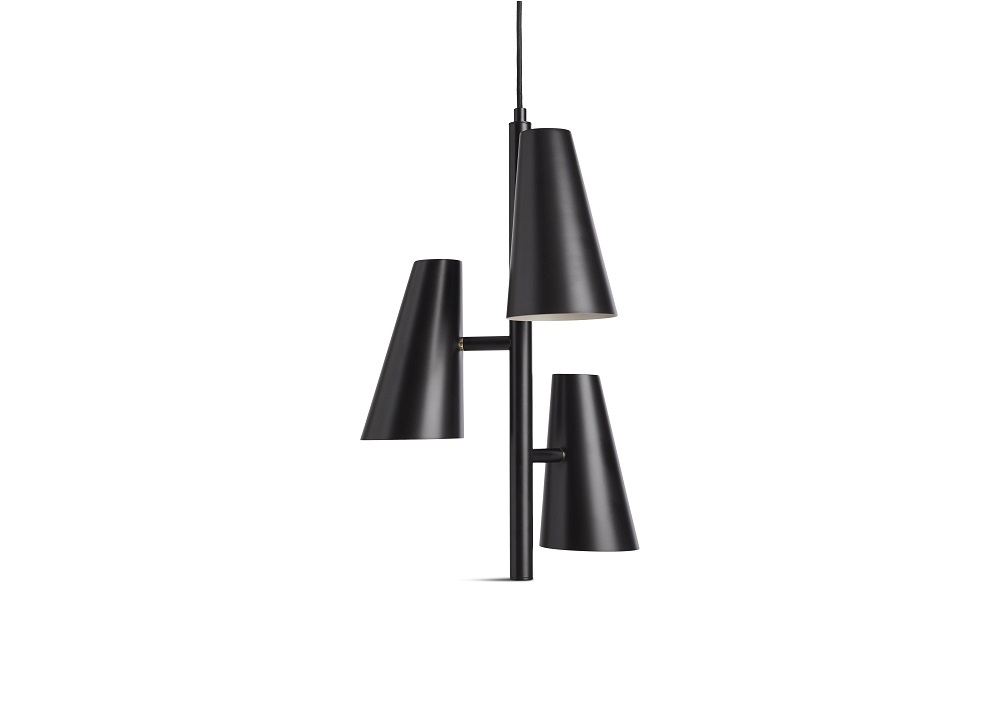 Cono Pendant lamp 3 Shades Woud