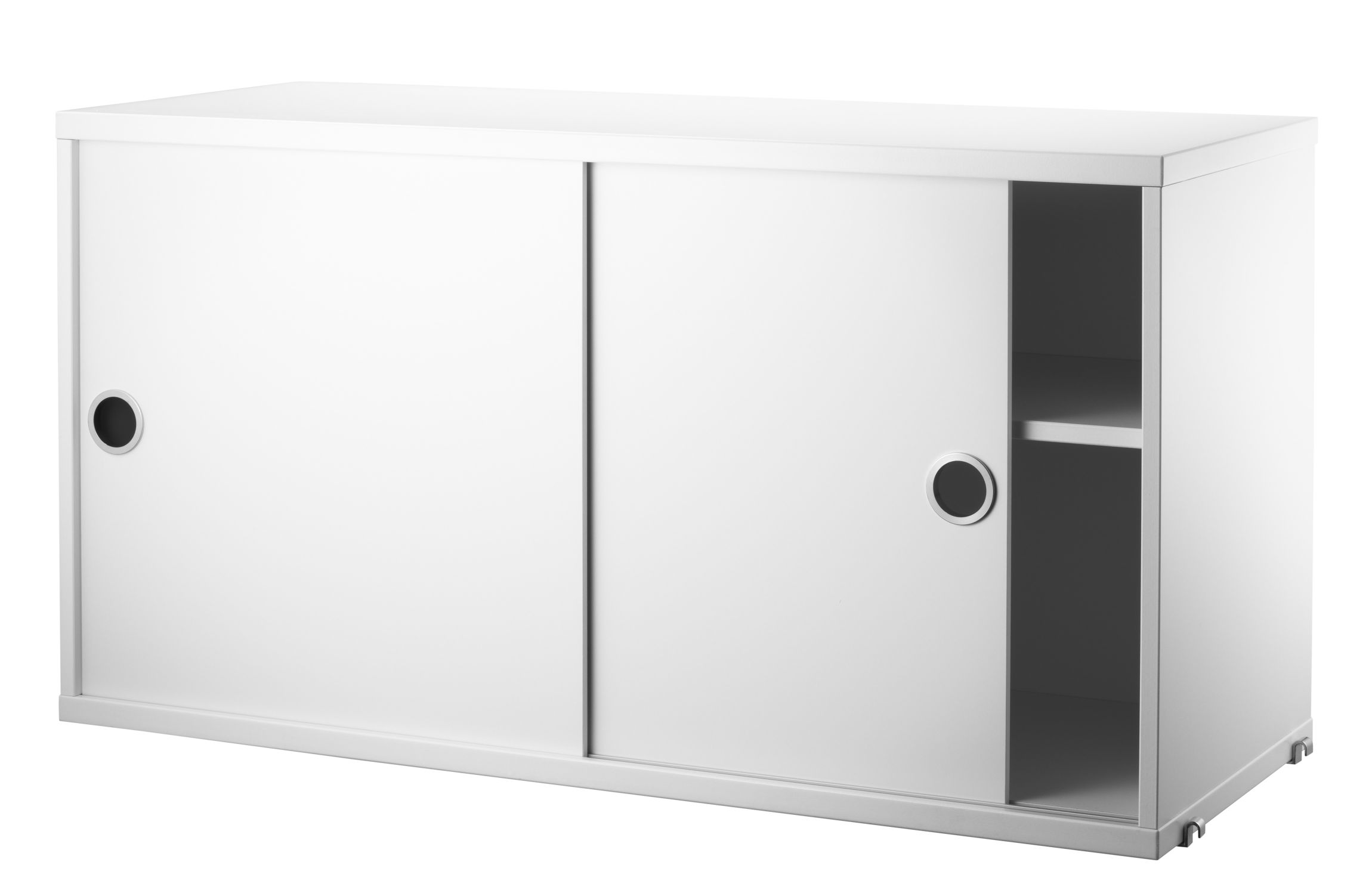 Single Piece Wardrobe Unit with Sliding Doors String Furniture