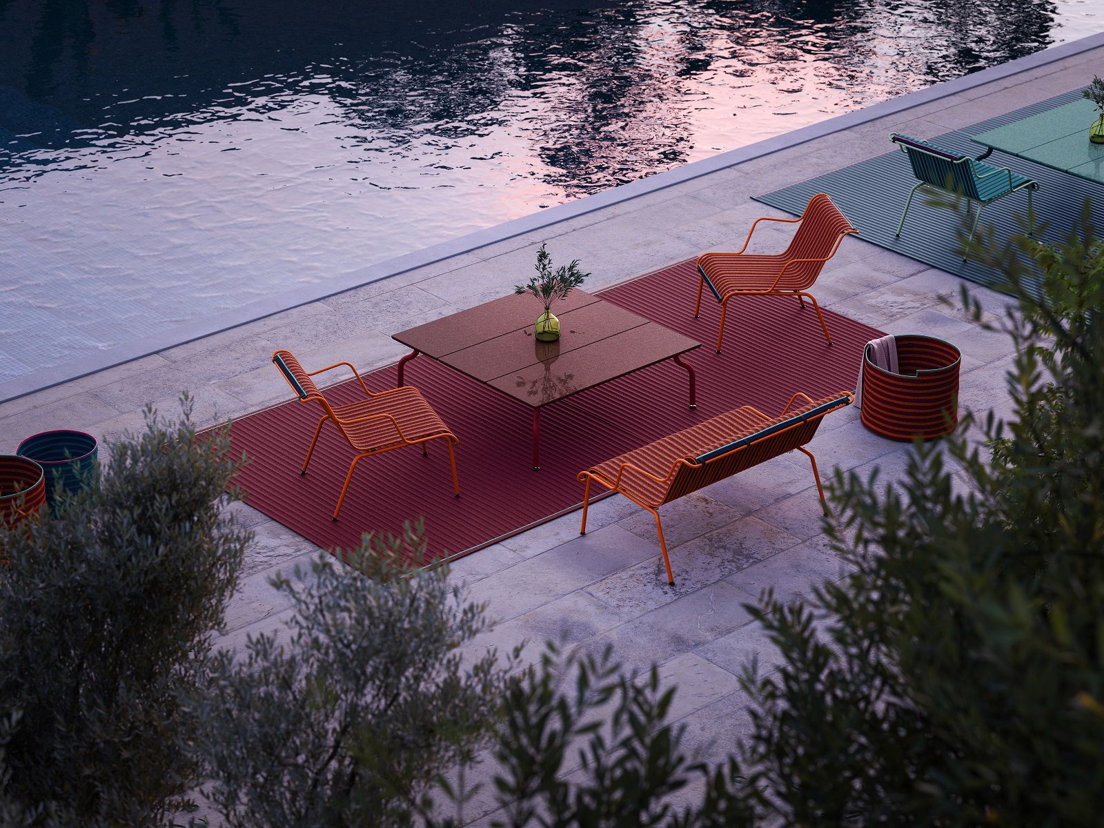 South Outdoor Bench Magis