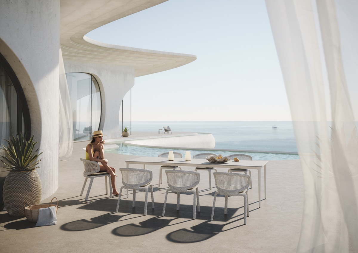 Bellmonde Outdoor Dining Table Dedon