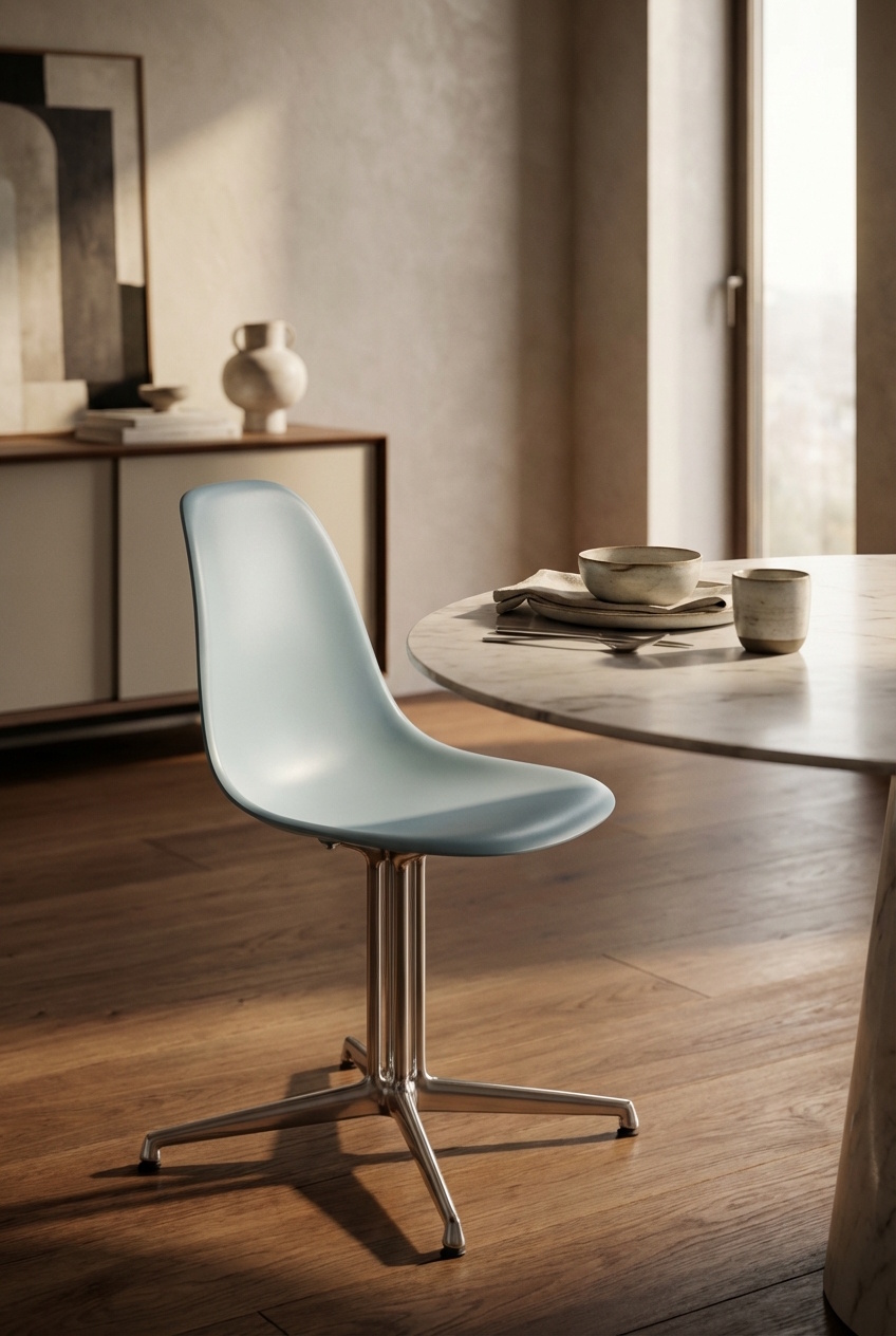 Eames Plasic Side Chair DSL RE Chair Vitra