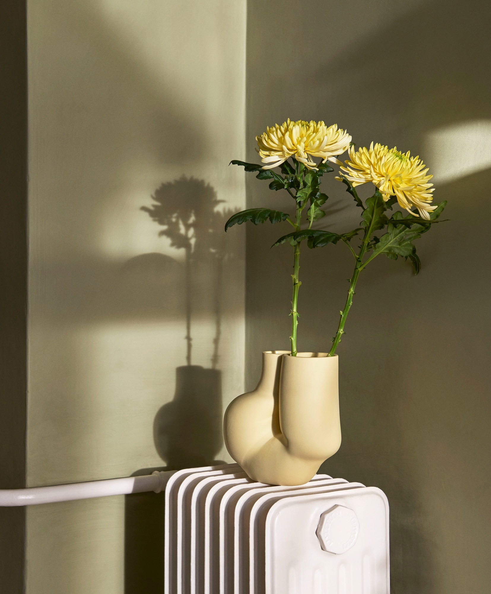 W&S Chubby Vase Hay SINGLE PIECES