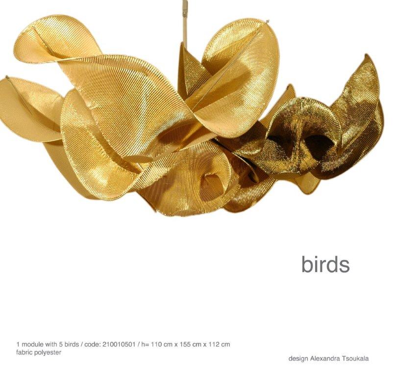 Birds Pendant light Alexander Tsoukala