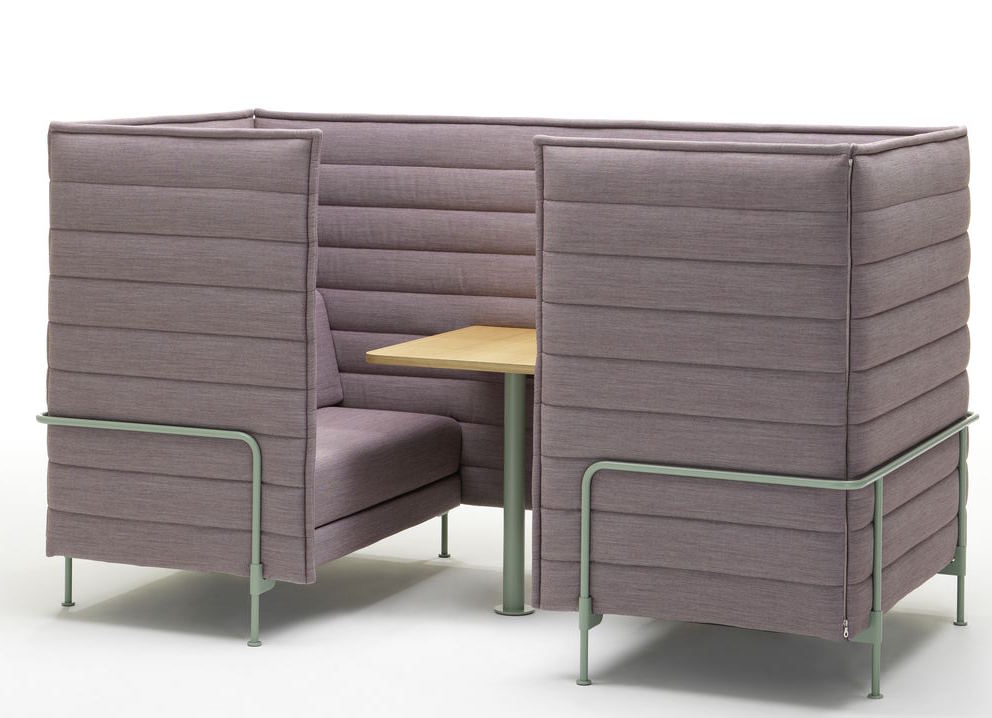 Alcove Cabin 2-seater highback sofa Vitra